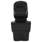 Vidaxl Armrest 17x32x (35,5-52) cm ABS sort