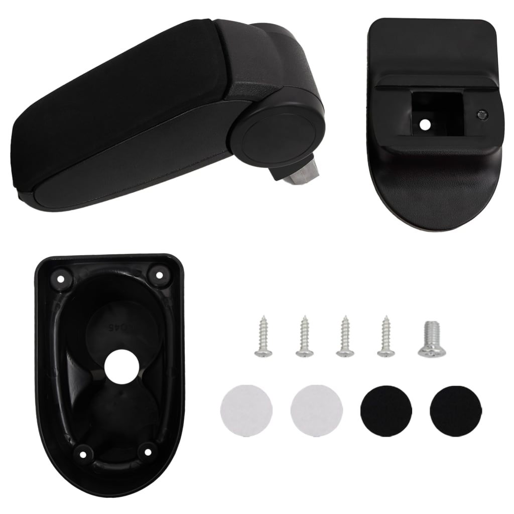 Vidaxl Armrest 13x36x (30-46) cm ABS Sort