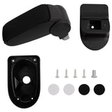 Vidaxl Armrest 13x36x (30-46) cm ABS Sort