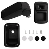 Vidaxl Armrest 14x33x (30-45.5) Cm ABS Black