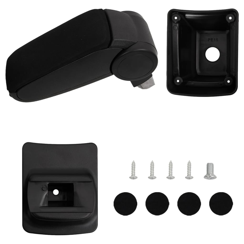 Vidaxl Armrest 13x33x (31-48) cm ABS Sort