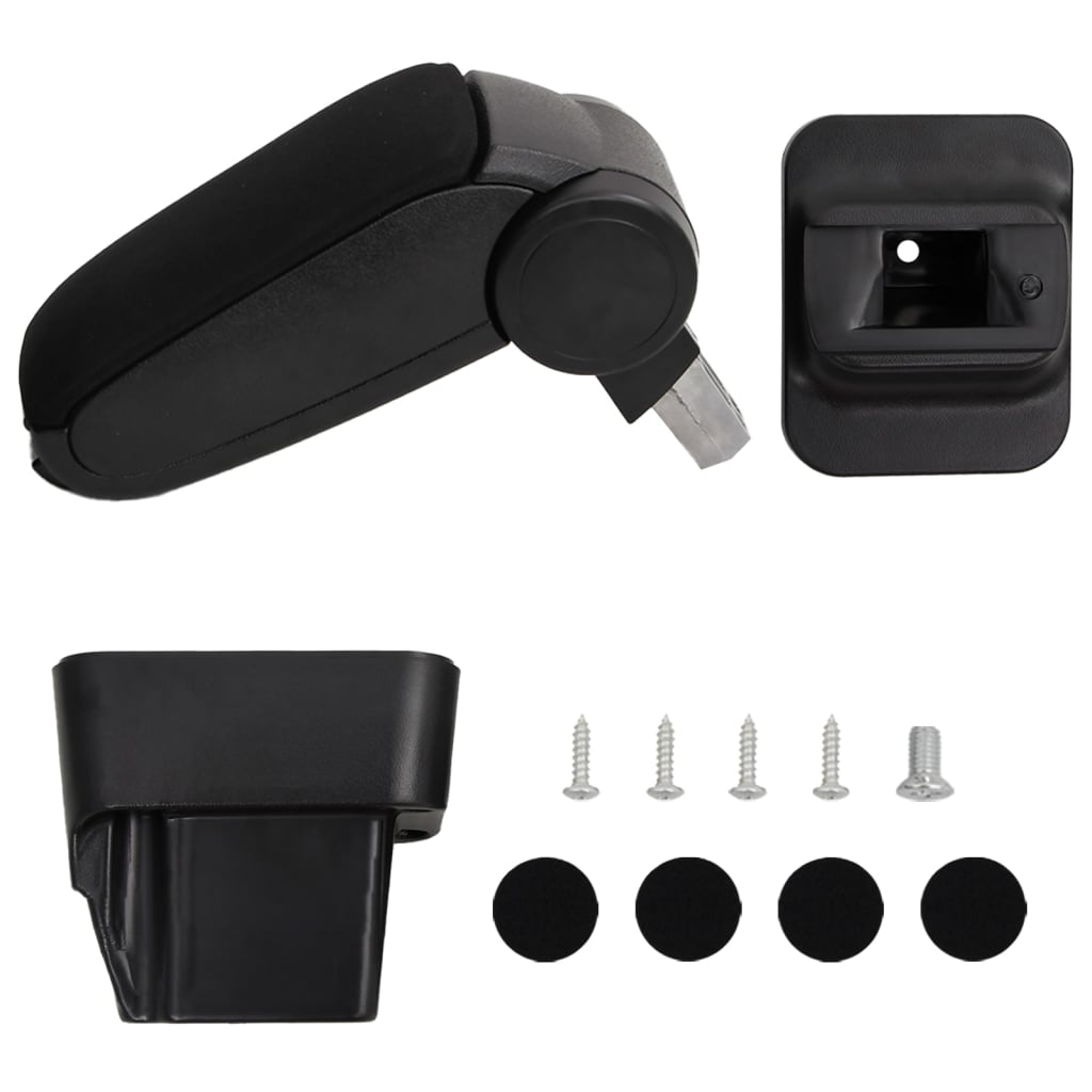 Vidaxl Armrest 13x34x (33-46) cm ABS sort