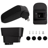 Vidaxl Armrest 11x35x (32-49) cm ABS sort