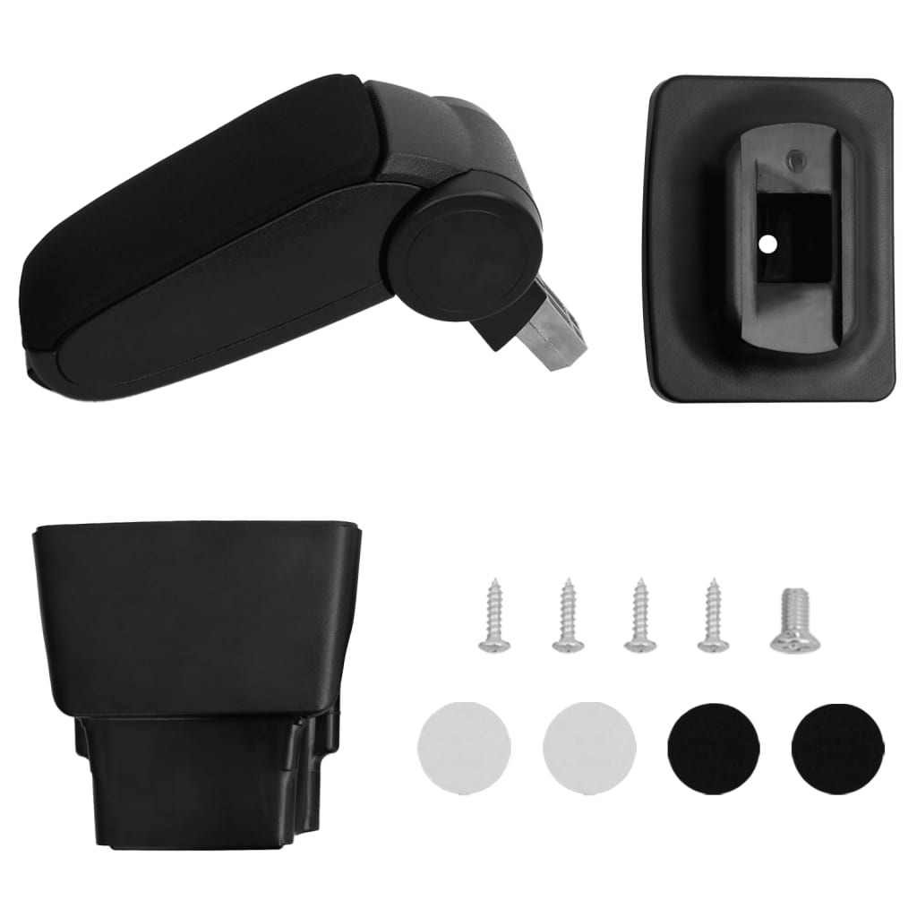 Vidaxl Armrest 16x32x (35-50.5) cm ABS Black