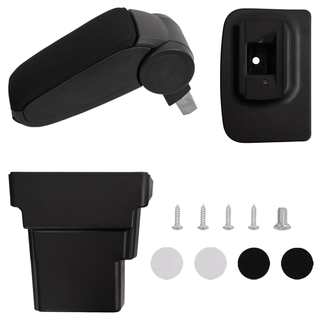 Vidaxl Armrest 17x32x (37-53) cm ABS Sort