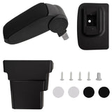 Vidaxl Armrest 17x32x (37-53) cm ABS Sort