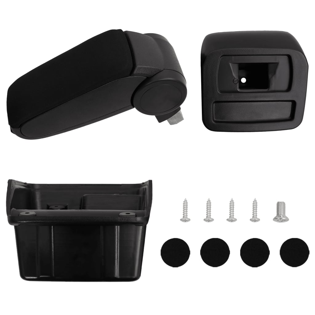 Vidaxl Armrest 15x31x (28-44) cm ABS sort