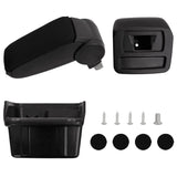 Vidaxl Armrest 15x31x (28-44) cm ABS sort