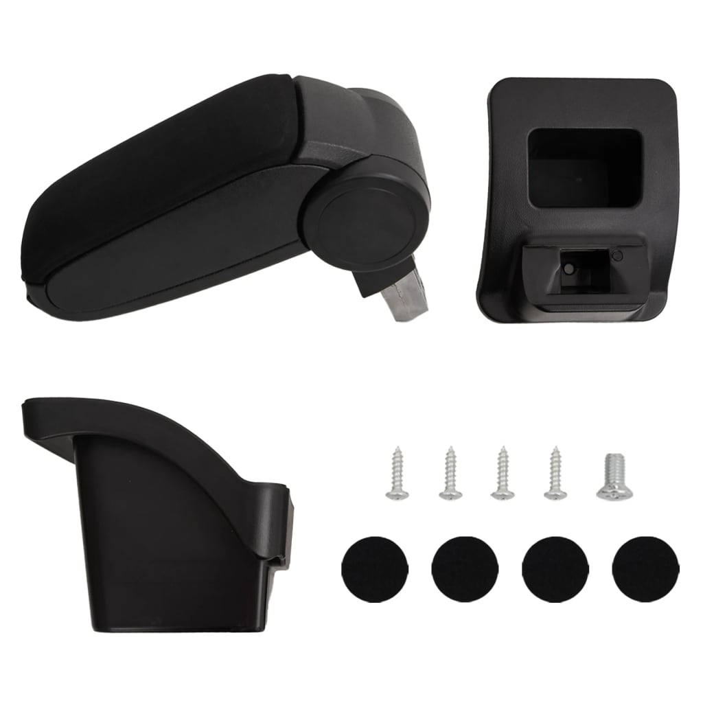 Vidaxl Armrest 16x30x (40-50) CM ABS Black
