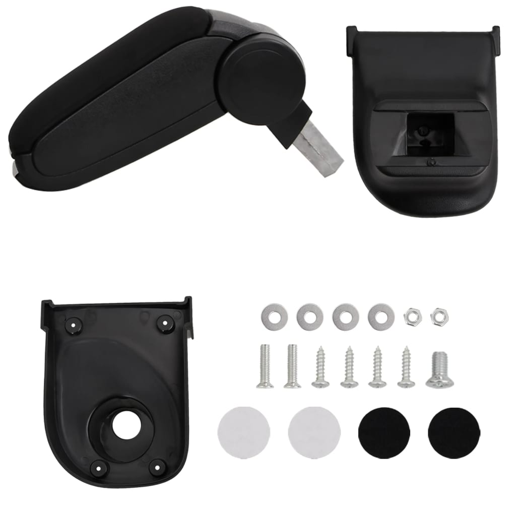 Vidaxl Armrest 15x35x (30-47) cm ABS Sort