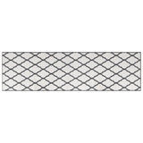 Vidaxl Alfombra al aire libre reversible 80x250 cm de gris y blanco