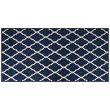 Vidaxl Outdoor rug reversible 100x200 cm navy blue and white