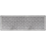 Vidaxl udendørs tæppe reversibel 80x250 cm grå og hvid