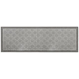 Vidaxl udendørs tæppe reversibel 80x250 cm grå og hvid