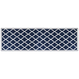 VIDAXL ESTERNO RAGGIO REVERSIBILE 80x250 cm blu navy e bianco