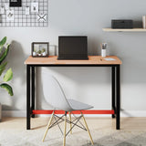 Vidaxl Workbench 115x55x81.5 cm solid beech wood and metal