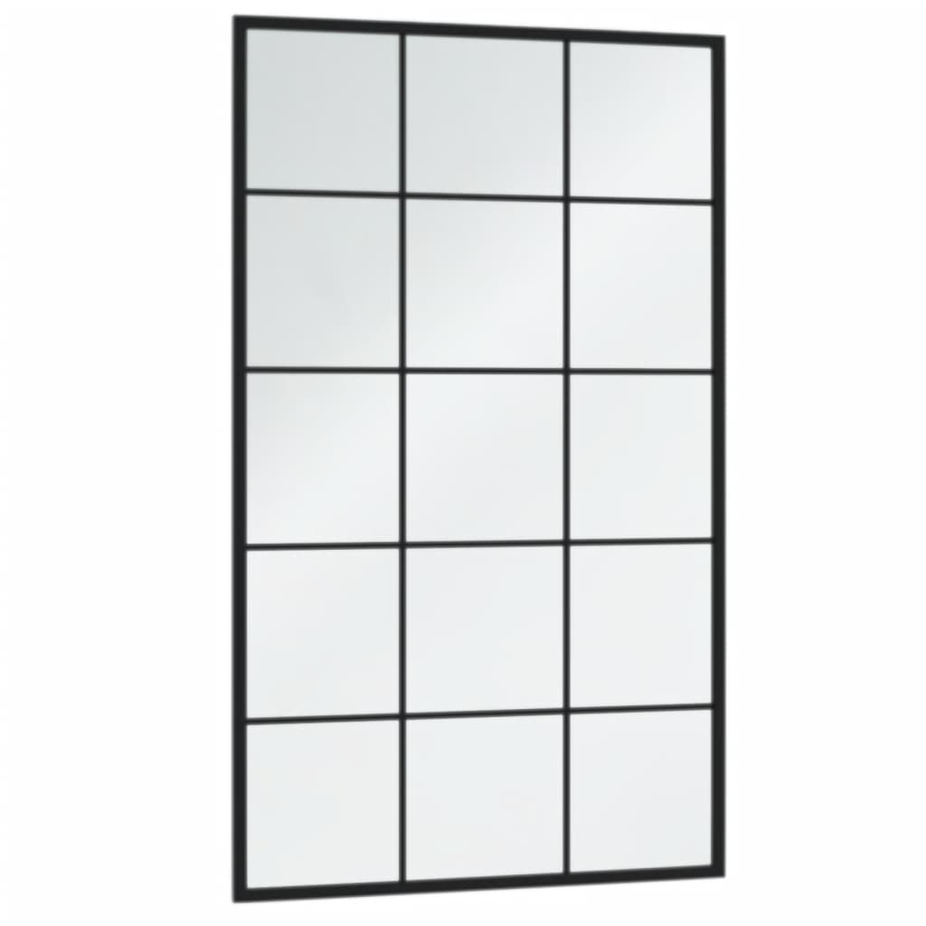 Vidaxl Wall mirrors 3 st 100x60 cm Metal Black