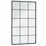 Vidaxl Wall mirrors 3 st 100x60 cm Metal Black