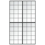 Vidaxl Wall mirrors 4 pcs 100x60 cm Metal Black