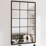 Vidaxl Wall mirrors 4 pcs 100x60 cm Metal Black