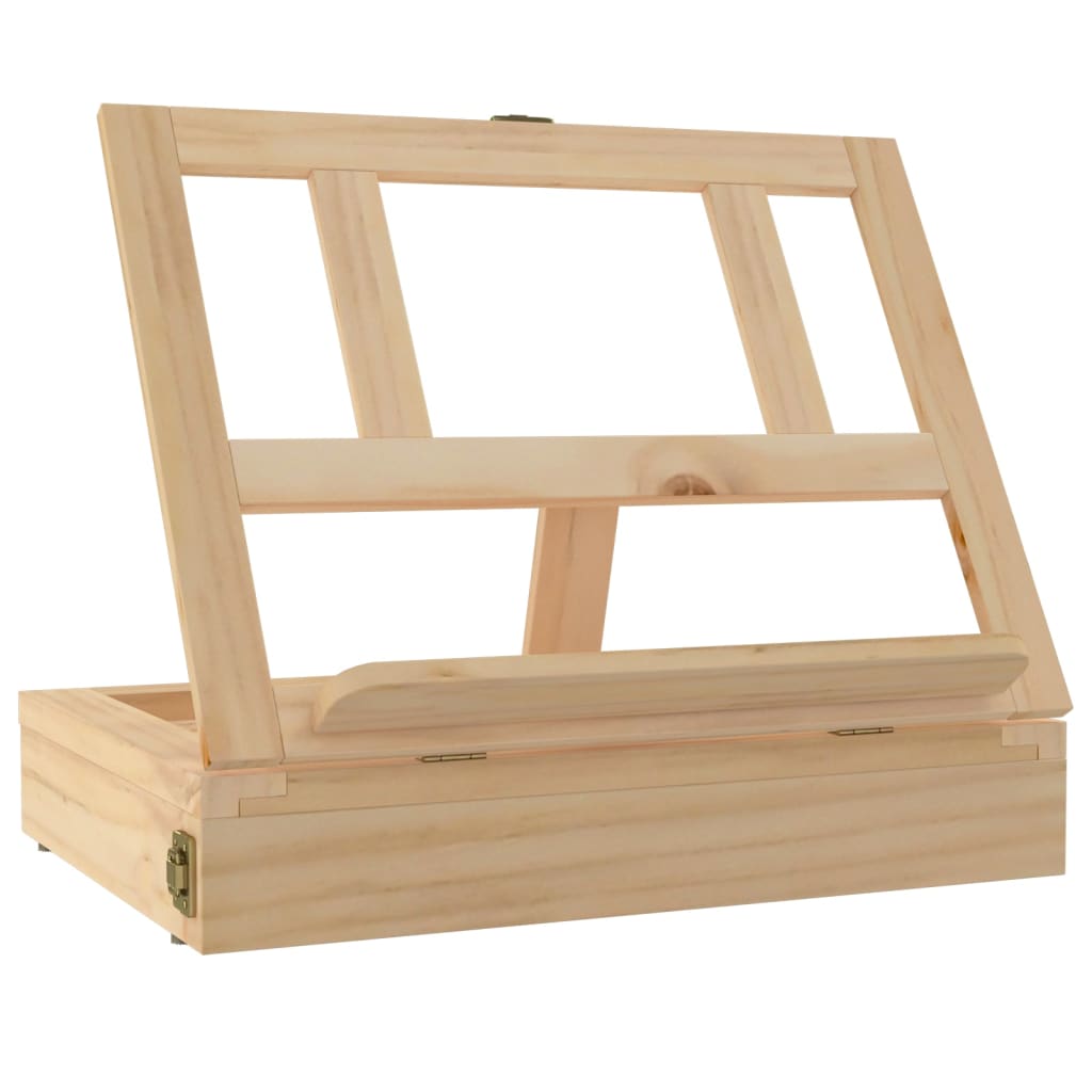 Vidaxl Table fiber with drawer 33.5x25.5x7 cm Solid pine