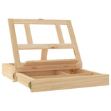 Vidaxl Table fiber with drawer 33.5x25.5x7 cm Solid pine