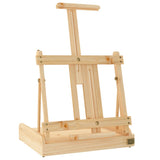 Vidaxl Table bike with drawer 41.5x37x12 cm Solid pine