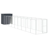 Vidaxl Hondwalt mat Run 165x1067x18 cm Stahl Anthhracit