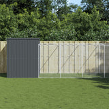 Vidaxl Hond Loftt mat Runen 214x1273x181 cm Steel Anthhakrahell
