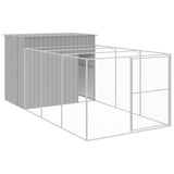 Loft Vidaxl ps s během 214x457x181 cm ocel světle šedá