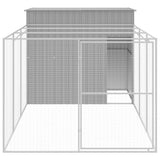 Loft Vidaxl ps s během 214x457x181 cm ocel světle šedá