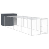 Loft Vidaxl ps s během 214x865x181 cm galvanizovaný ocelový antracit