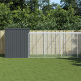 Vidaxl ps Loft s během 214x1069x181 cm ocelový antracit