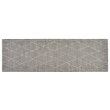 Vidaxl Kichen Mat Klacken Checkere 60x180 cm Velvett