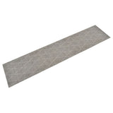 Vidaxl Kitchen mat washable checkered 60x300 cm velvet