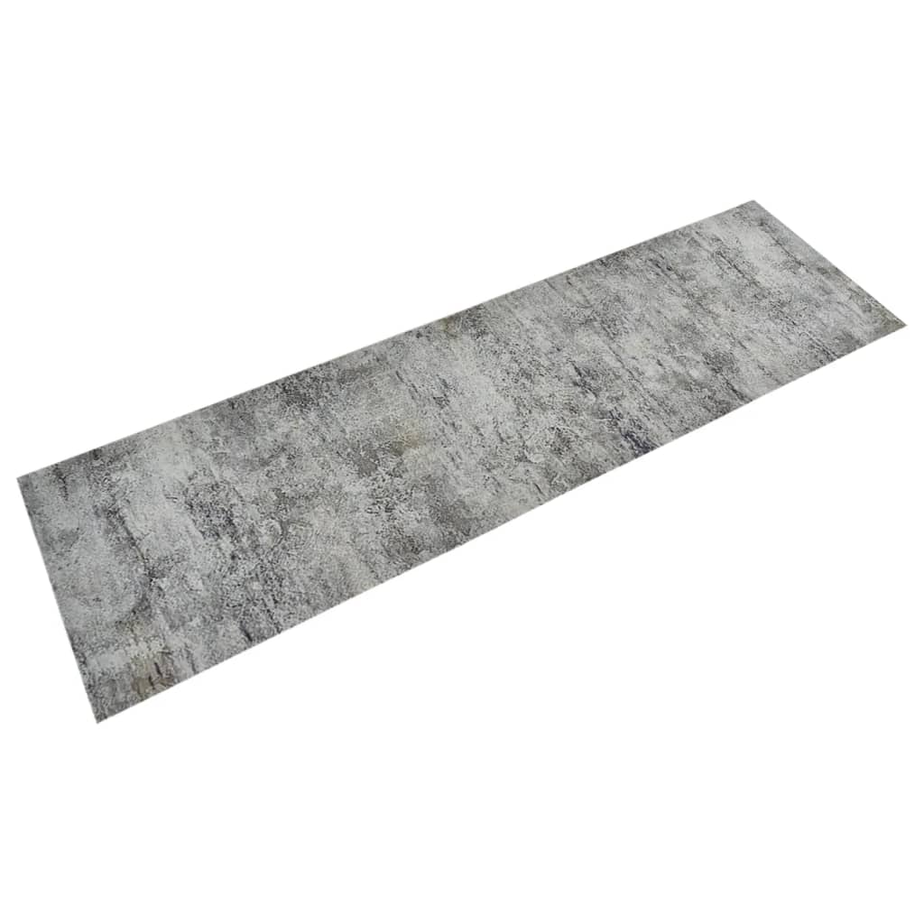 Vidaxl Kitchen mat washable concrete print 45x150 cm velvet