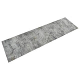 Vidaxl Kitchen mat washable concrete print 45x150 cm velvet