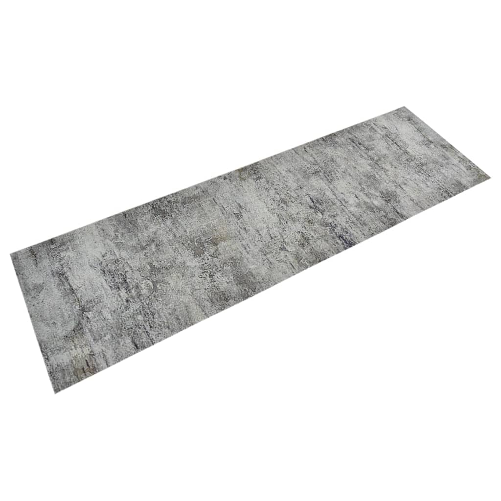 Vidaxl kuchyňský rohož omyvatelný beton tisk 60x180 cm samet
