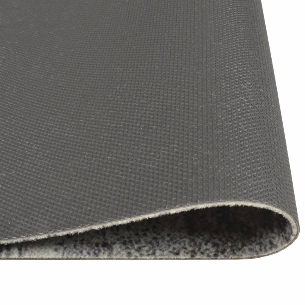 Vidaxl kuchyňský rohož omyvatelný beton tisk 60x180 cm samet