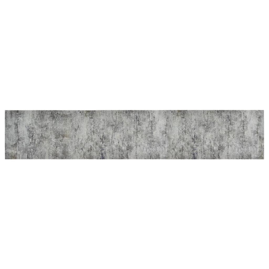 Vidaxl Kitchen Mat vaskbar betonprint 60x300 cm fløjl