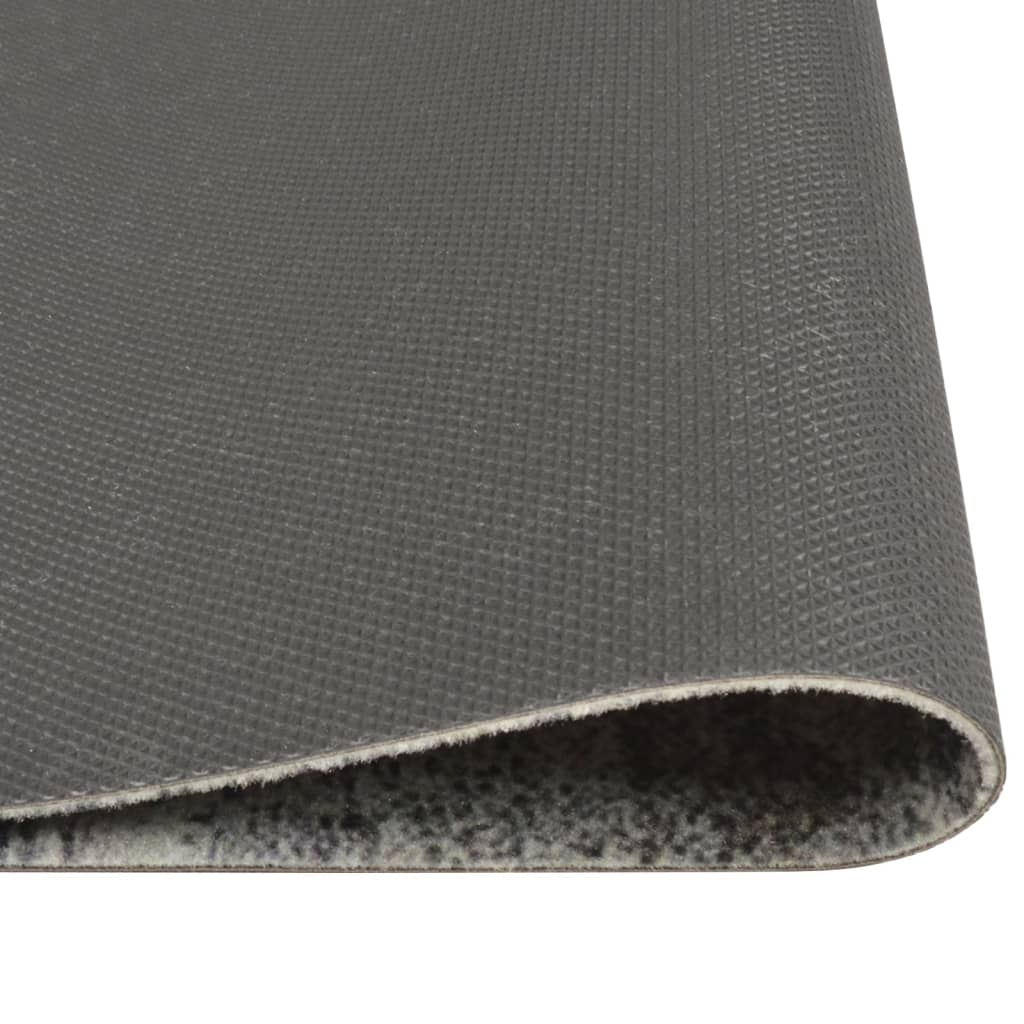 Vidaxl Kitchen Mat vaskbar betonprint 60x300 cm fløjl