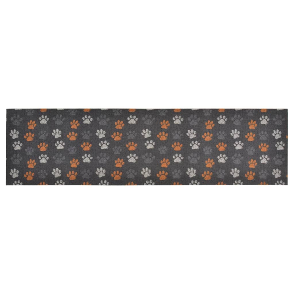Vidaxl Kitchen Mat Wäschen setzt PRINERT 45X150 CM VALVET