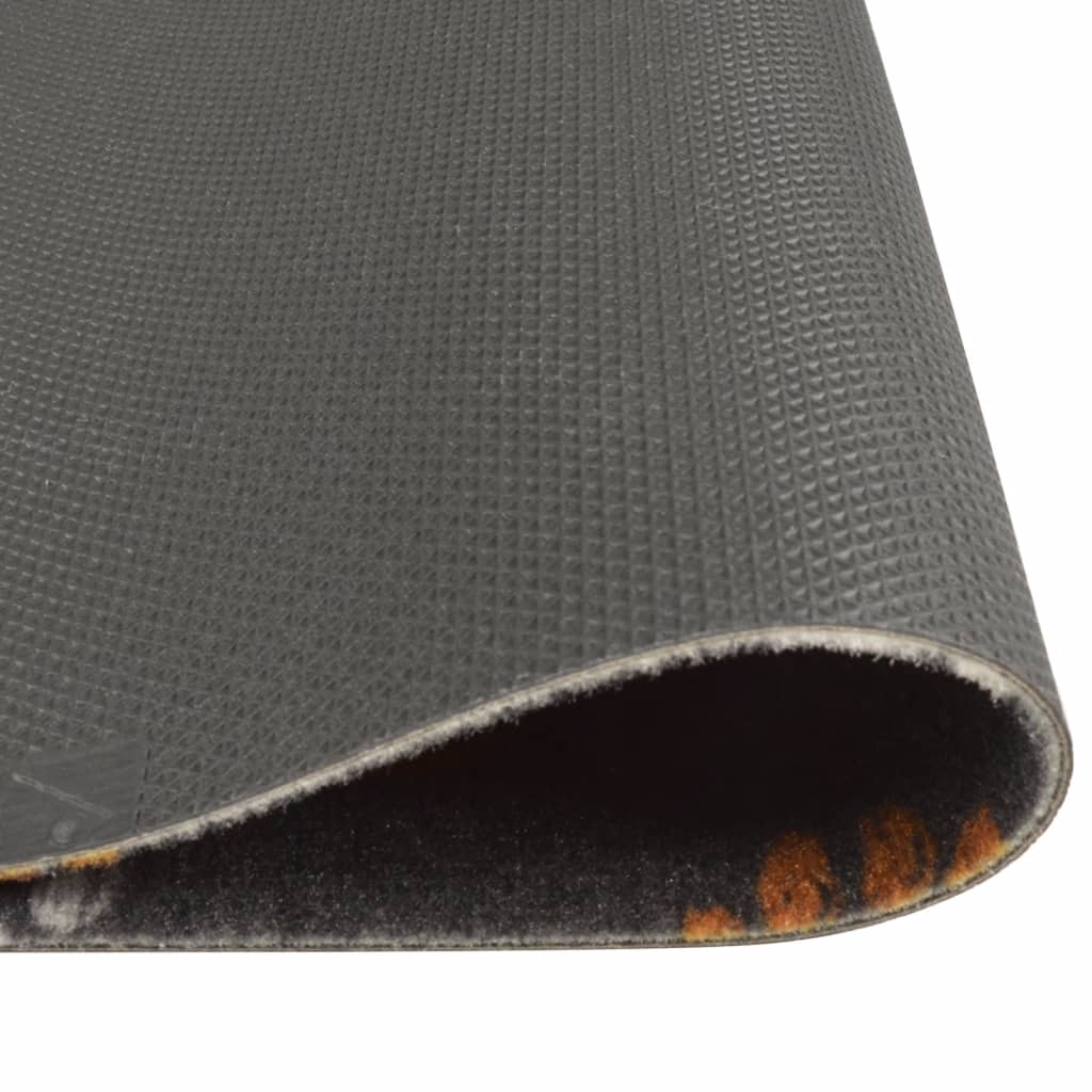 Vidaxl kuchyňská rohož omyvatelná nohou tisk 60x180 cm samet