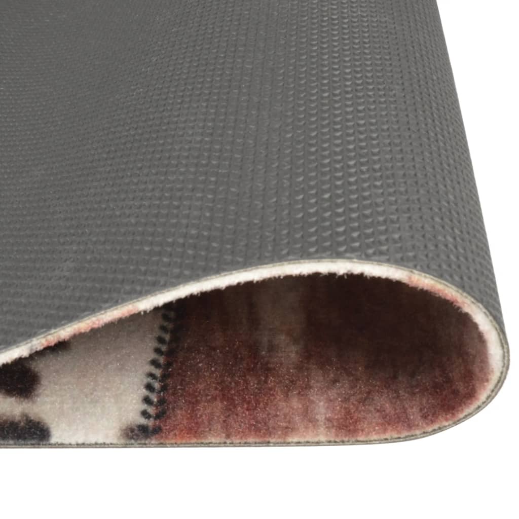 Vidaxl Küchenmatte Waschbarer Hautdruck 60x300 cm Samt