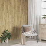 Vidaxl Wall panels Wood look 4.12 m² PVC Brown