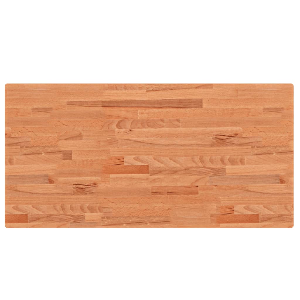 VidaXL Washbasin Table 100x50x4 cm Solid beech wood