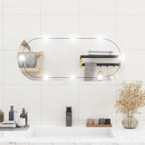 VidaXL wall mirror with LEDs Oval 35x80 cm glass