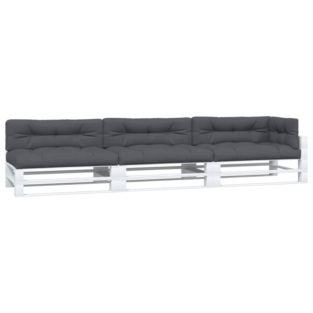 VidaXL Pallet cushions 7 St Fabric Anthracite -colored