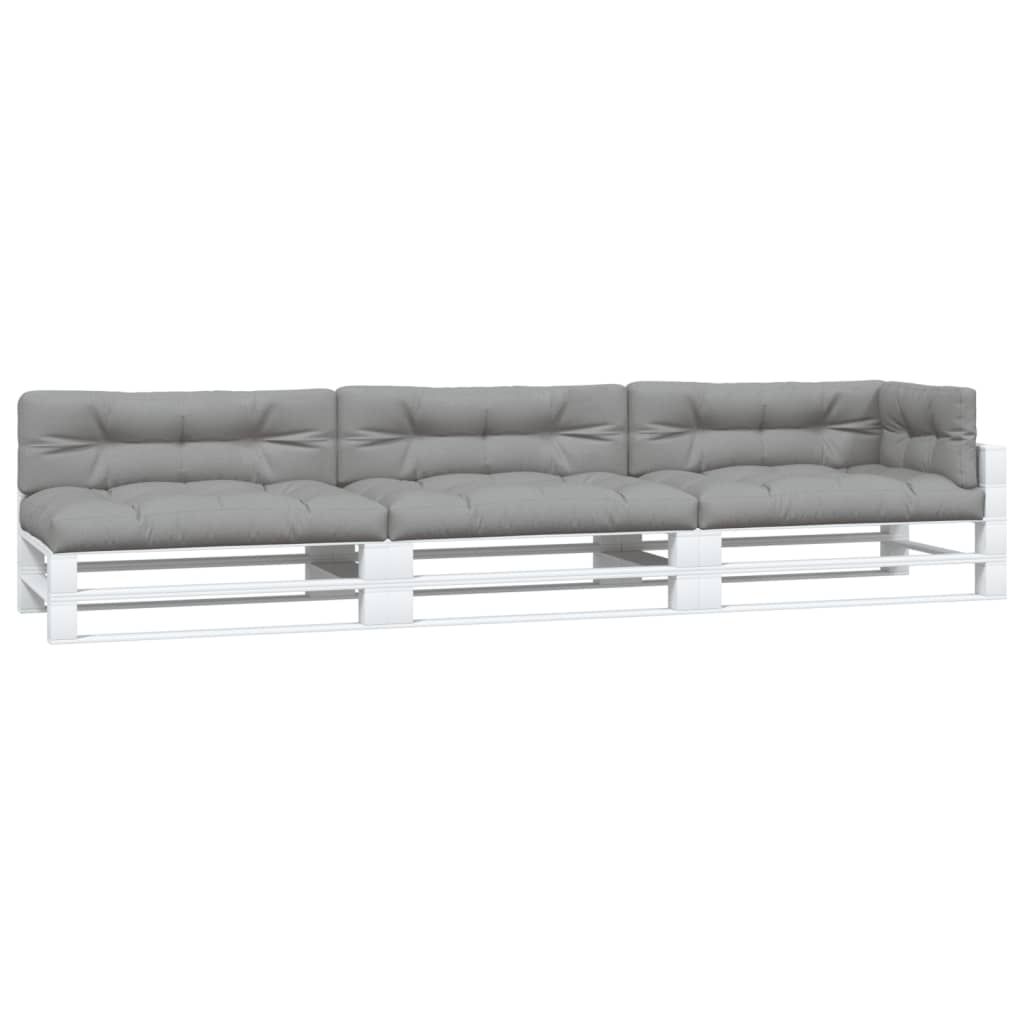 Vidaxl Pallet cushions 7 st fabric gray