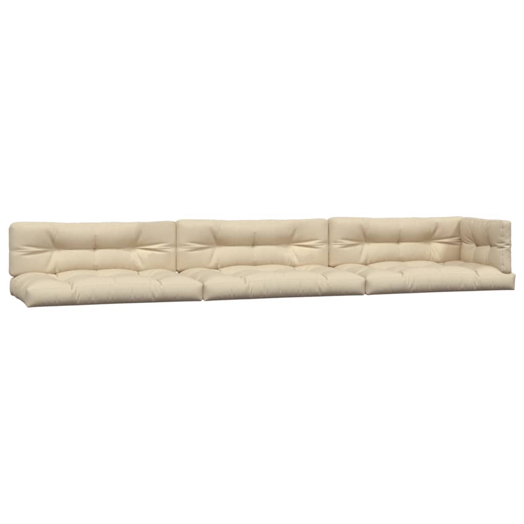 Vidaxl Pallet cushions 7 st fabric beige